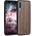 kwmobile Дървен калъф с дизайн котва за Samsung Galaxy A70 - тъмнокафяв
