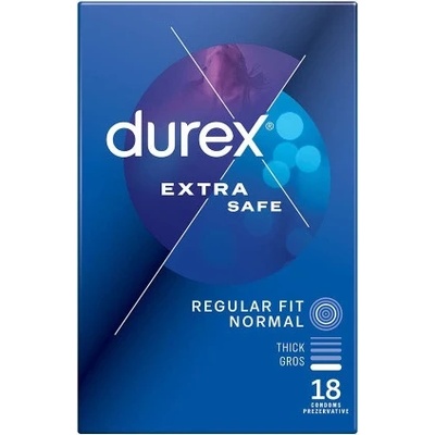Durex 18 бр. Durex Extra Safe екстра сигурни презервативи