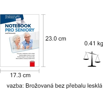 Notebook pro seniory: Aktualizované vydání pro Windows 10 - Josef Pecinovský