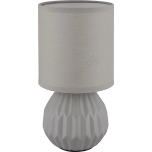 GLOBO 21730G - Настолна лампа SYLAS 1xE14/40W/230V сив (GL8586)