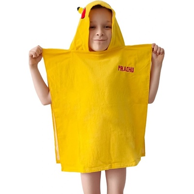 Carbotex Dětské pončo 50 x 115 cm Pokémon Volím si tebe Pikachu