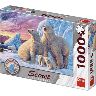 Dino Secret Collection: Lední medvědi 1000 dílků