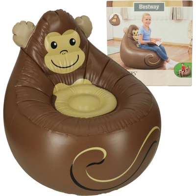 KIK BESTWAY 75116 Kreslo dole nafukovacie zvieratá