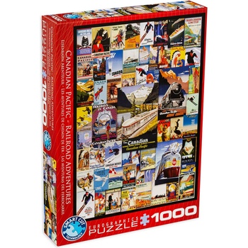EUROGRAPHICS Пъзел Eurographics от 1000 части - Приключения в Канада (60000648)