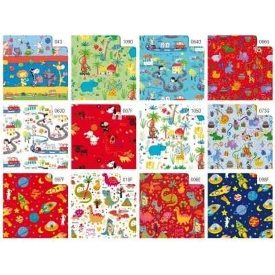 Sadoch Bimbi - balicí papír - 2 m x 0,7 m, mix barev