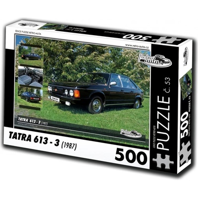 Retro-auta č. 53 Tatra 613-3 1987 500 dielov