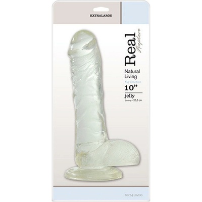 REAL RAPTURE Dildo FALLO JELLY CLEAR 10"