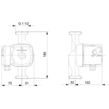 Grundfos UPS 25-60 N 180 96913085