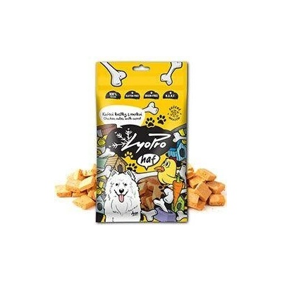 Lyopro DOG pôv. mrazom sušené Kur. kocky s mrkvou 50 g