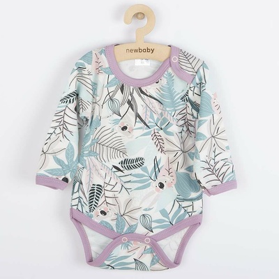 New Baby Kojenecké body New Baby Rebel lila Fialová