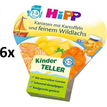 HiPP Zemiaky so zeleninou a jemným lososom 6 x 250 g