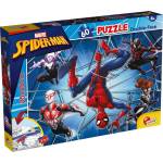 Lisciani Двулицев детски пъзел Lisciani - Spiderman, 60 части (LI99634)