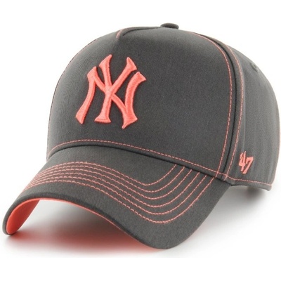 47 Brand New York Yankees New York Yankees Contrast Stitch ’47 MVP DT Graphite