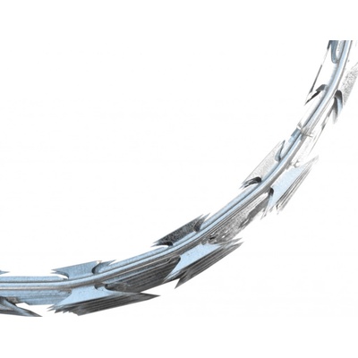 Žiletkový ostnatý drát, spirála – průměr 300 mm, 8-12 m