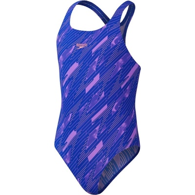 Speedo Hyperboom Allover Medalist Girls True Cobalt/Sweet...