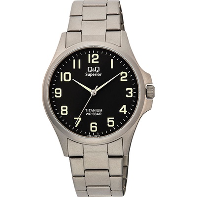 Мъжки аналогов часовник Q&Q Superior Titanium - S28A-002VY (S28A-002VY)