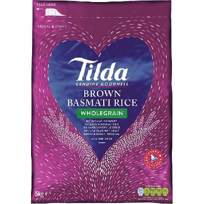 Tilda Celozrnná Basmati rýže 5 kg