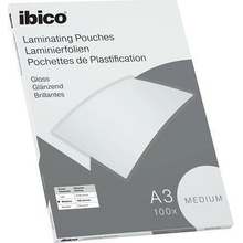Laminovací fólie "Medium", 100 mikronů, A3, lesklá, 100 ks, IBICO 627312