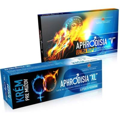 Aphrodisia V ultrarapid 10 kapsúl + Aphrodisia XL krém