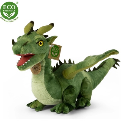 Rappa - Плюшен Зелен дракон, 40 см. , серия Еко приятели