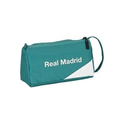 Real Madrid C. F Ученически несесер Real Madrid C. F. Бял Тюркоазено Зелено (20 x 11 x 8.5 cm)
