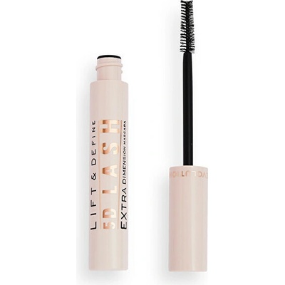 Makeup Revolution 5D Lash Extra Dimension Mascara Objemová a predlžujúca riasenka Super Black 14 ml
