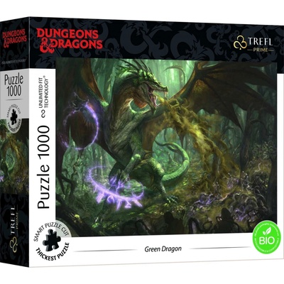 TREFL UFT Dungeons & Dragons: Zelený drak 1000 dielov