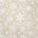 paw servítky christmas snowflakes 33x33cm