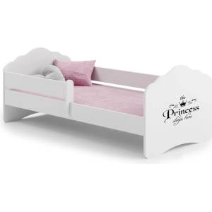 Kobi Детско легло FALA с парапет с различни мотиви (140 х 70 см, princess)