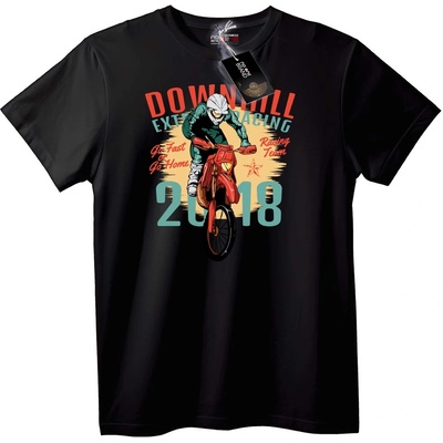 NOONEBRAND Тениска Спускане Екстремно Състезание 2018 - S, Black