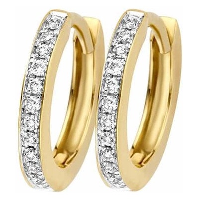 Blush Дамски златни обеци с диаманти Blush 7612BDI (7612BDI)