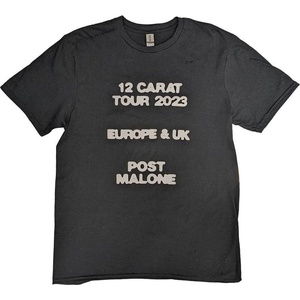 Post Malone Butterfly Logo 2023 Tour (Back Print & Ex-Tour) Black L Риза (POSTTS16MB03)