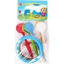 Teddies házecí kroužky a kolíky 22 cm