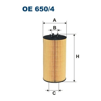 Olejový filter FILTRON OE 650/4