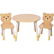bHome Detský stôl so stoličkami Méďa