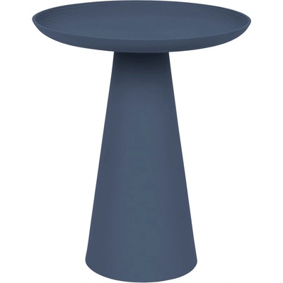 White Label Living Синя алуминиева странична масичка , ø 34, 5 cm Ringar - White Label (2300290)