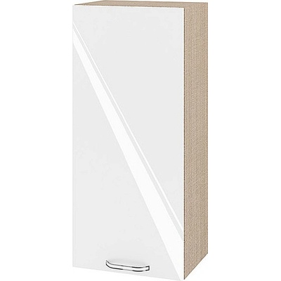 ИРИМ Висок горен кухненски шкаф Сити МФ-Бяло гланц-05-116 40/30/90 см