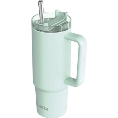 Quokka nerezový termohrnek s brčkem Stream 950 ml zelená