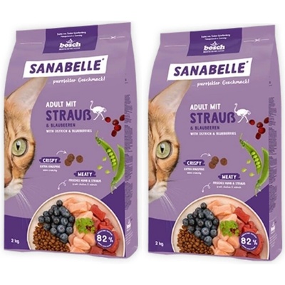 BOSCH Sanabelle Adult Ostrich 2 x 8 kg