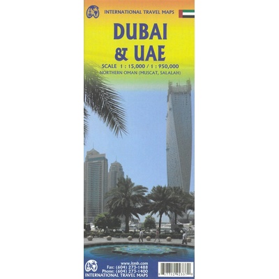 Dubaj/plán, SAE mapa ITM 1:15t, 1:950 t