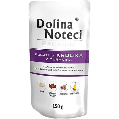 Dolina Noteci Králík Premium s brusinkami 10 x 150 g