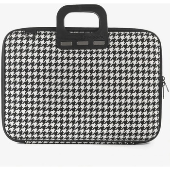 Bombata Чанта за лаптоп Bombata Pied de poule Black, до 16" (40.64 cm), италиански дизайн, тапицерия от плат, черна (E00842-4)