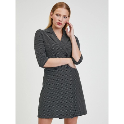 orsay Бяло-черна дамска рокля с десен ORSAY Orsay | Cheren | ЖЕНИ | S