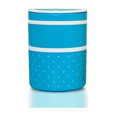 Promis TM-155 blue Lunchbox dvojdílný - 1,55L, plastový, uzavíratelný, modrý