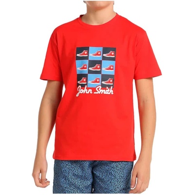 Тениска John smith Aduce short sleeve T-shirt - Red (Red)