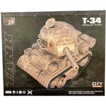 Raya Toys Модел за сглобяване Raya Toys - Танк T-34 (514123453)