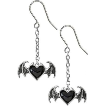 Alchemy gothic Обици ALCHEMY GOTHIC - Black Soul - Pewter - E443