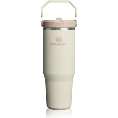 STANLEY IceFlow Flip Straw 2.0 Tumbler неръждаема термобутилка за вода Cream 890ml