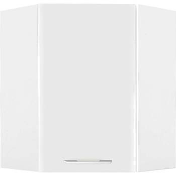 Matis Кухненски шкаф горен ъглов in mdf vu60 бял гланц