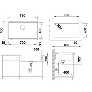 Image 1 of BLANCO SUBLINE 700-U (523443)